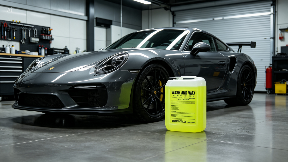 WASH & WAX 10L shampoo con cera