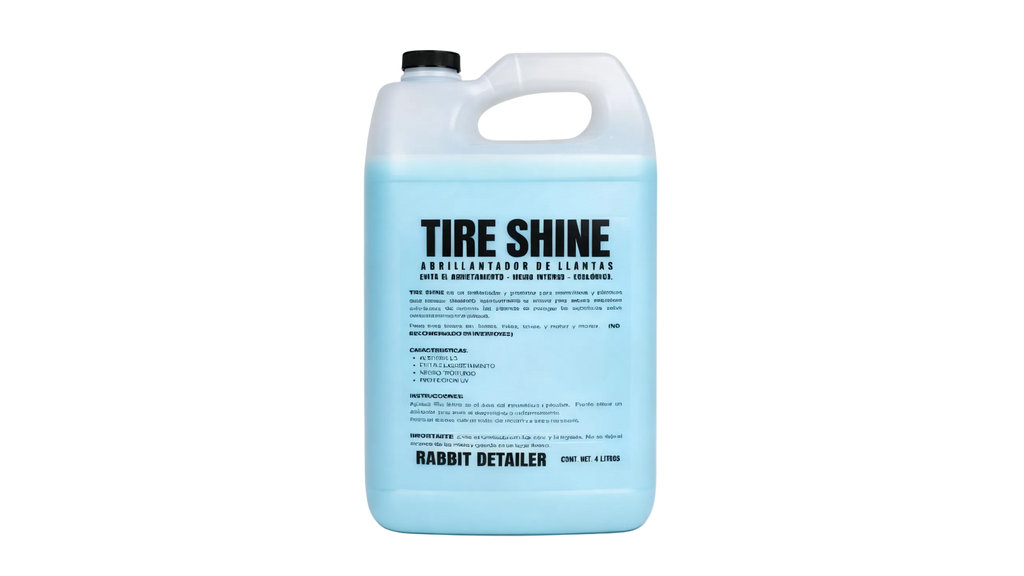 TIRE SHINE 4L abrillantador de llantas