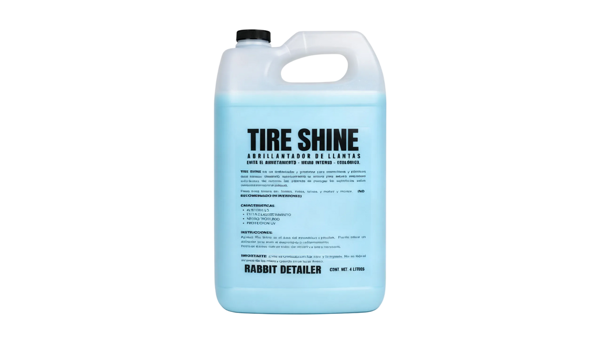 TIRE SHINE 4L abrillantador de llantas