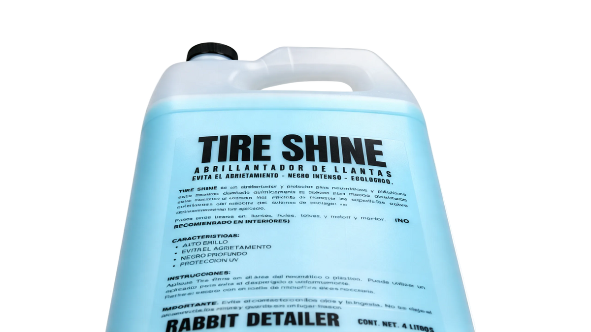 TIRE SHINE 4L abrillantador de llantas
