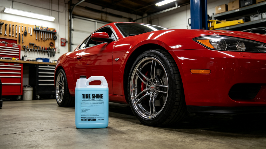 TIRE SHINE 4L abrillantador de llantas