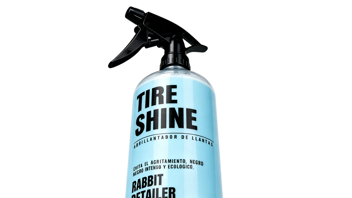 TIRE SHINE 500ml Abrillantador de llantas y tolvas