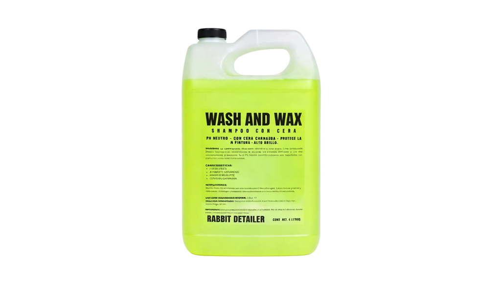 WASH & WAX 4L shampoo con cera