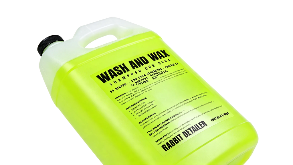 WASH & WAX 4L shampoo con cera